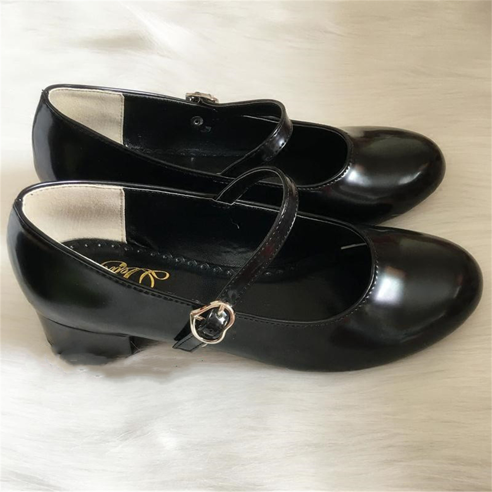 Low Heel Round Head PU Shoes G - Anime Cosplay Korean Girl reseña y precio