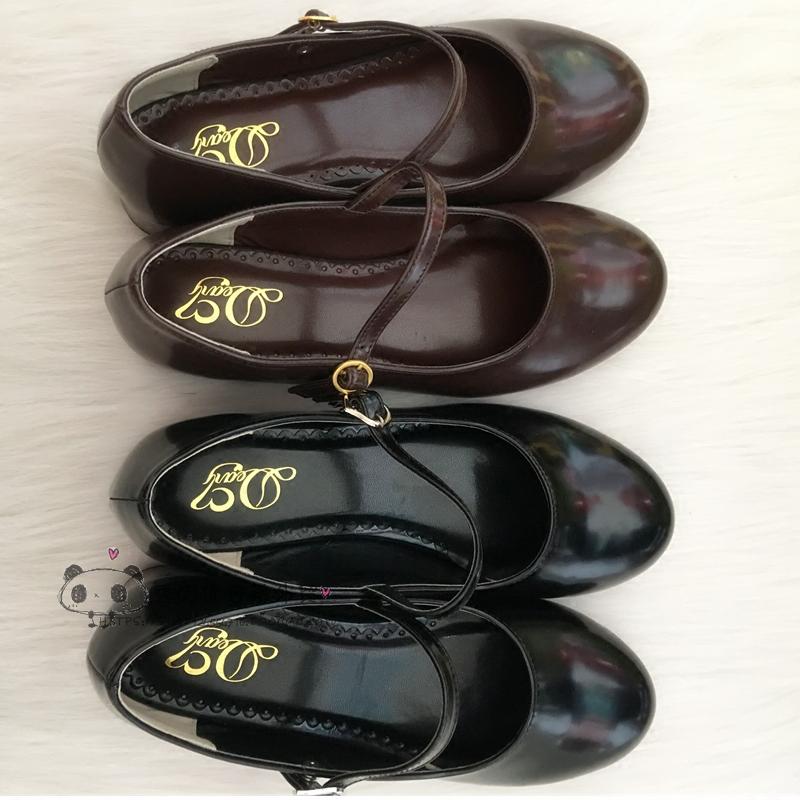Low Heel Round Head PU Shoes G - Anime Cosplay Korean Girl reseña y precio