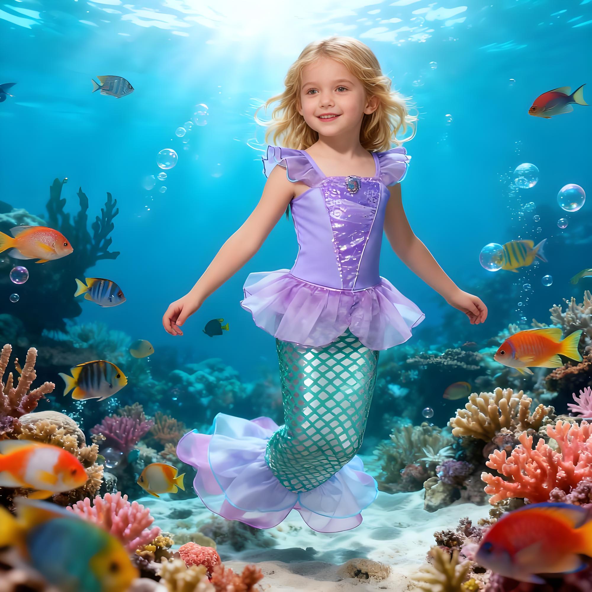 Summer Mermaid Birthday Party  - Anime Cosplay Clothes reseña y precio