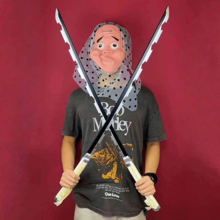40inch Demon Slayer Inosuke Ka - Anime Cosplay Real reseña y precio